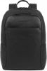 Piquadro Black Square Big Size Computer Backpack 15.6" With iPad Black online kopen