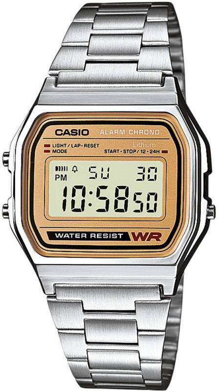Casio A159WGEA-1EF Digitaal horloge in goud - Koffers.shop