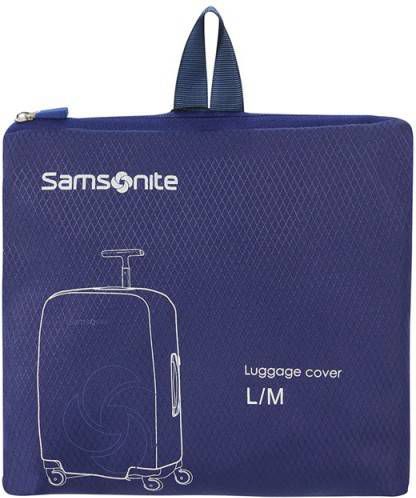 Samsonite Accessoires Foldable Luggage Cover L/M midnight blue Kofferhoes online kopen