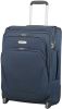 Samsonite Spark SNG Upright 55 Expandable Toppocket blue Zachte koffer online kopen
