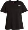 The North Face Plus Size sport T shirt Simple Dome zwart online kopen