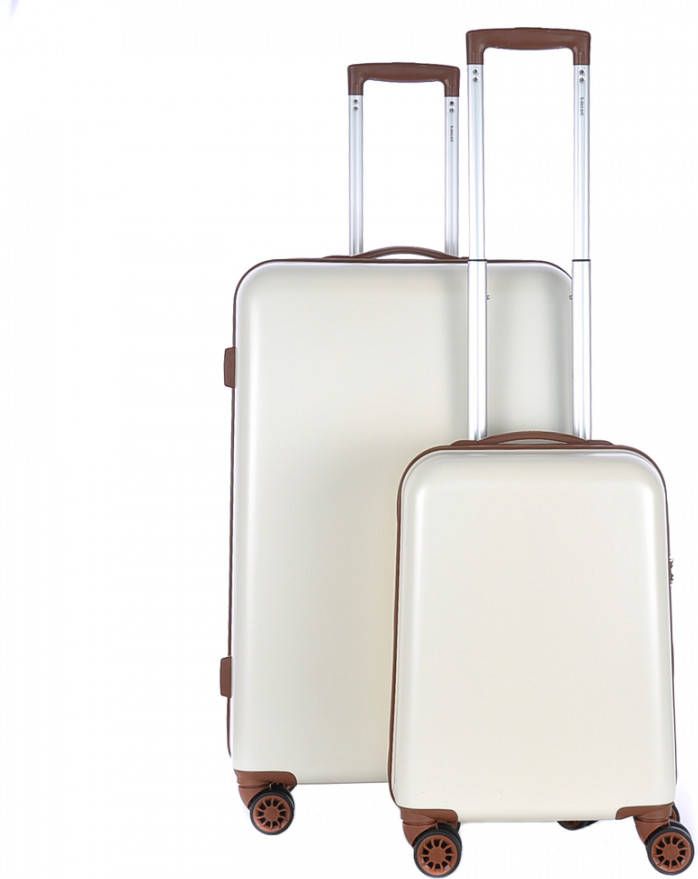 Decent Retro Kofferset 2 delig S + L White