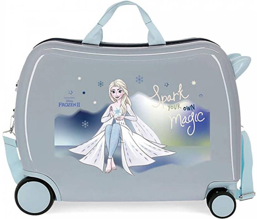 Disney Rolling Suitcase 4 Wheels Frozen Adventure Spark Your Own Magic
