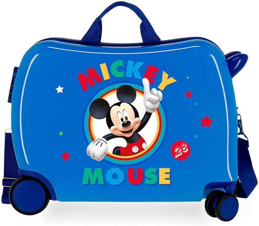 Kindertassen Mickey Mouse Circle Abs Rol Zit Kinderkoffer Blauw