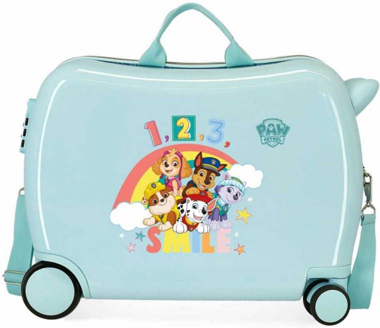 Disney Rolling Suitcase 4 Wheels Paw Petrol Dream Light Blue