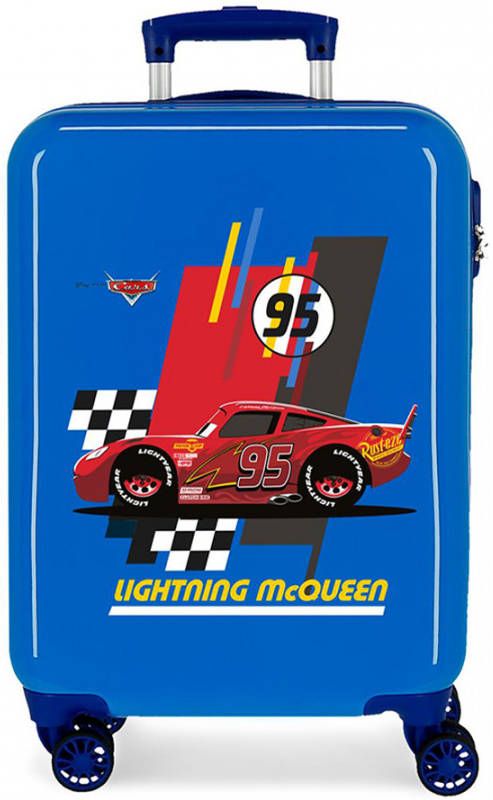 Disney Trolley 55 Cm 4 Wheels Cars Lightning McQueen Blue