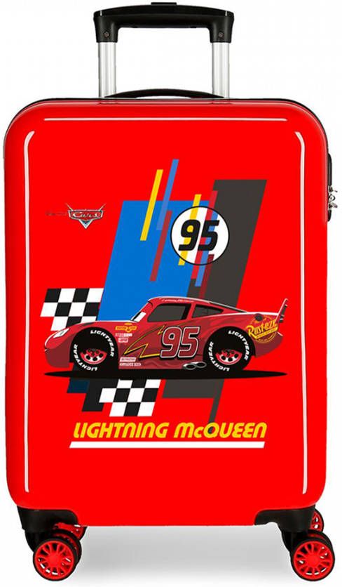 Disney Trolley 55 Cm 4 Wheels Cars Lightning McQueen Red