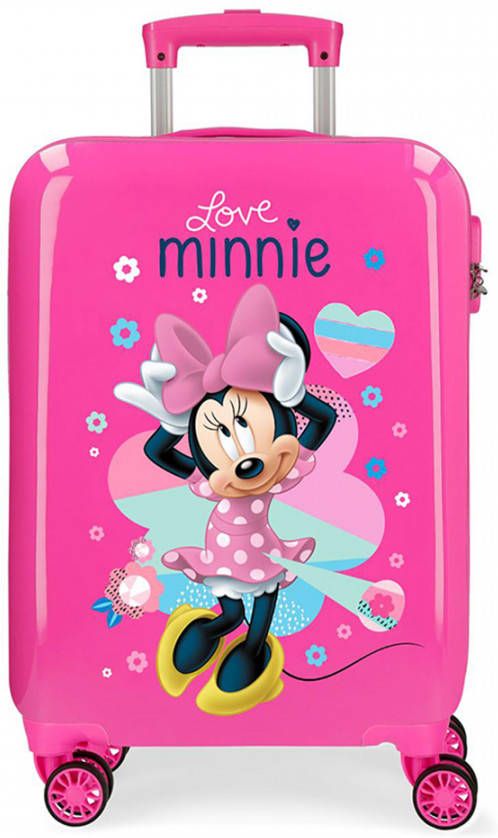 Disney Trolley 55 Cm 4 Wheels Minnie Mouse Love Pink