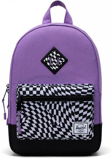 Herschel Heritage Kids Rugzak Warp Check Amethyst Orchid