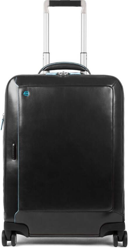 Piquadro Blue Square Cabin Trolley Front Pocket 15.6" Black
