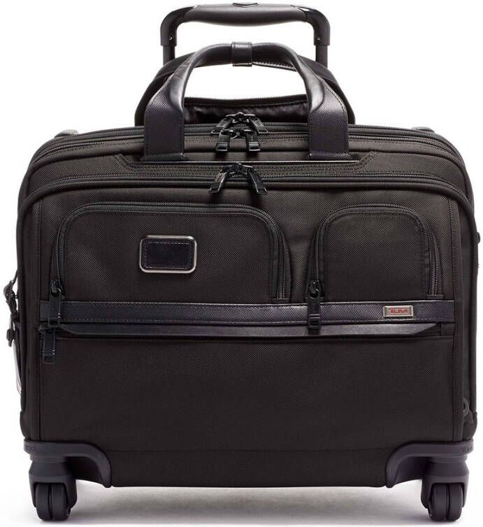 Tumi Alpha 3 DLX 4 Wheel Laptop Briefcase Black