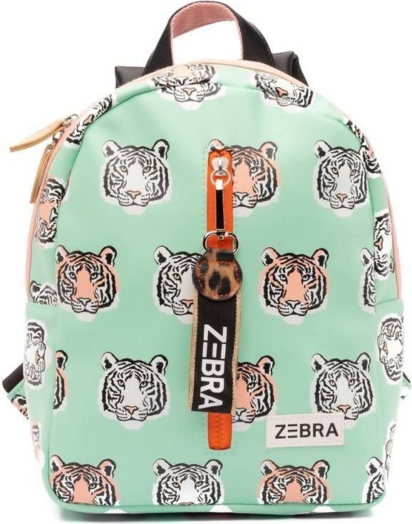 Zebra Trends Girls Rugzak S Tiger mint Kindertas