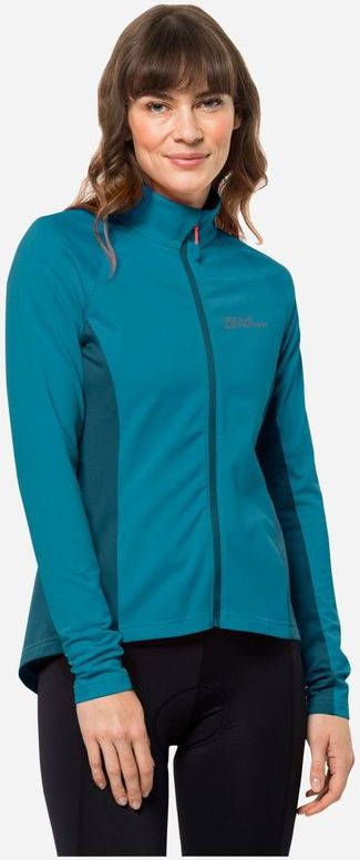 Jack Wolfskin Morobbia FZ Vest Dames Blauw