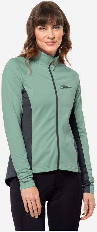 Jack Wolfskin Morobbia FZ Vest Dames Groen