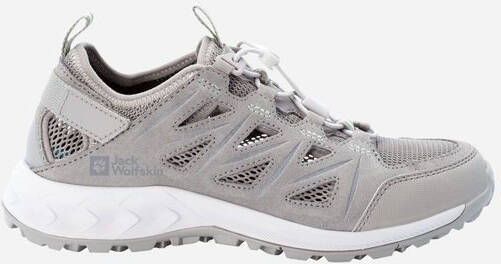 Jack Wolfskin Woodland 2 Hybrid Low Wandelschoen Dames Grijs