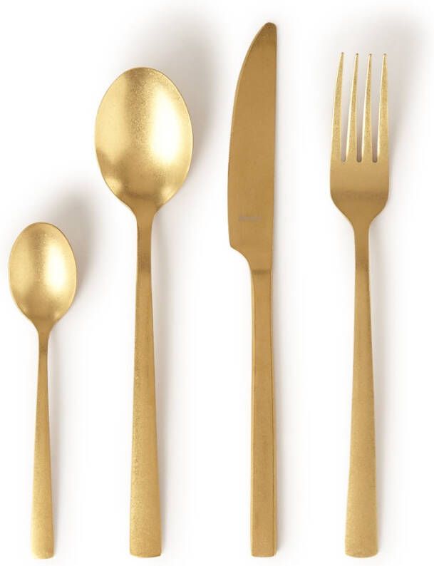 Amefa Bestekset Manille Vintage goudkleurig 16 delig 4 persoons