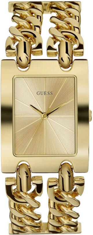 Guess Horloges Watch Mod Heavy Metal W1117L2 Goudkleurig