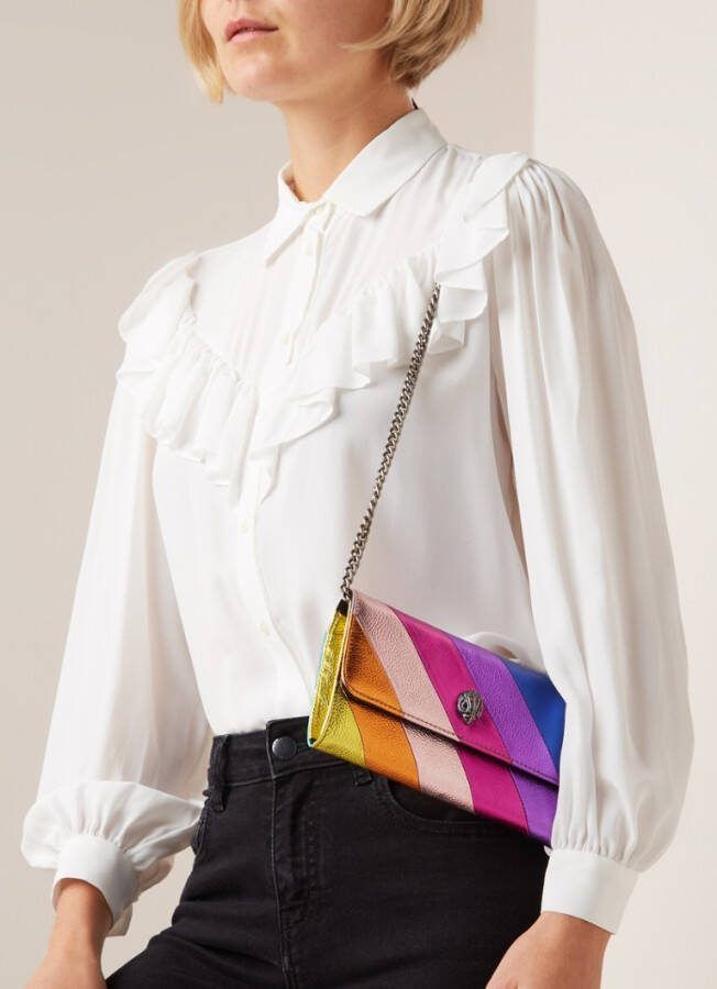 Kurt Geiger K Stripe Chain Wallet mult/other Dames portemonnee