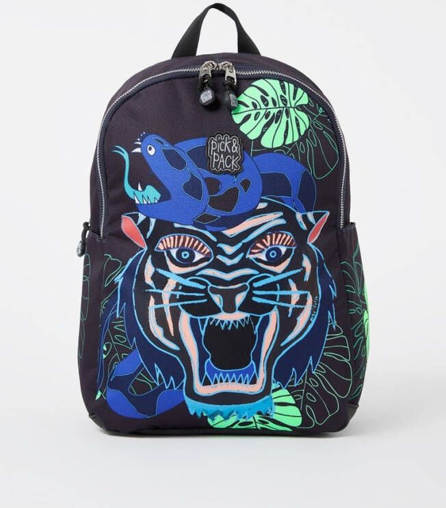 Pick and Pack Pick & Pack Dangerous Cat kinderrugzak M carbon