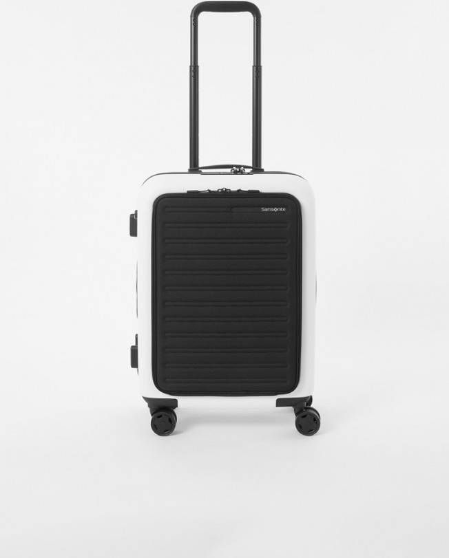 Samsonite StackD Spinner 55 Exp. Easy Access Snow