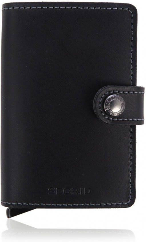 Secrid Miniwallet Portemonnee black leather Dames portemonnee