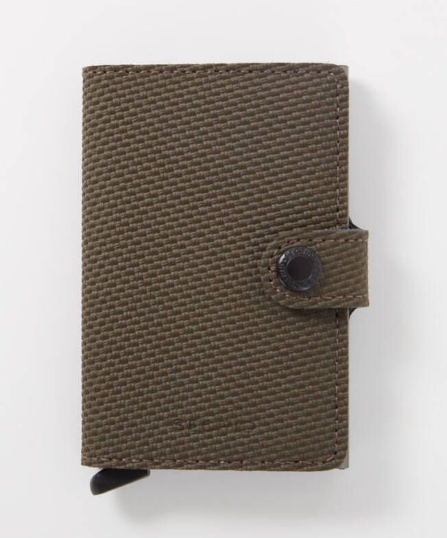 Secrid Miniwallet Portemonnee Carbon khaki Dames portemonnee