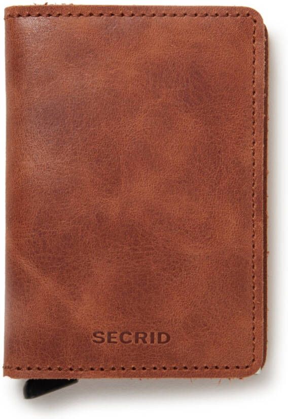 Secrid Slimwallet Portemonnee Vintage cognac Dames portemonnee