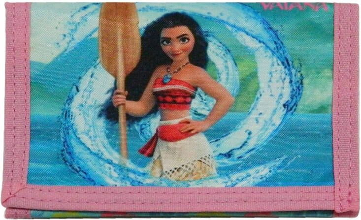 Disney Portemonnee Vaiana 7, 5 X 13 Cm Blauw
