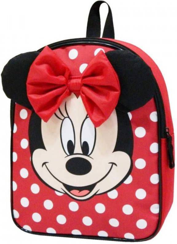 Disney Rugzak Minnie Mouse Meisjes 31 Cm Polyester Rood/zwart