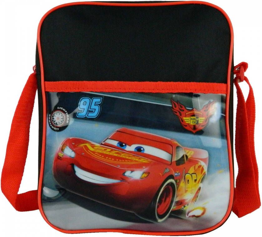 Disney Schoudertas Cars 24 X 20 X 4 Cm Rood/zwart