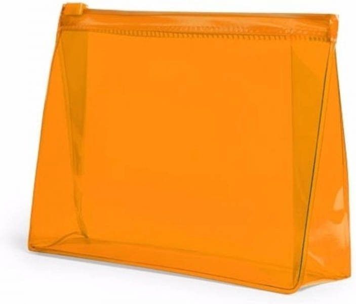 Merkloos Mini Toilettas Oranje 17 Cm Toilettassen