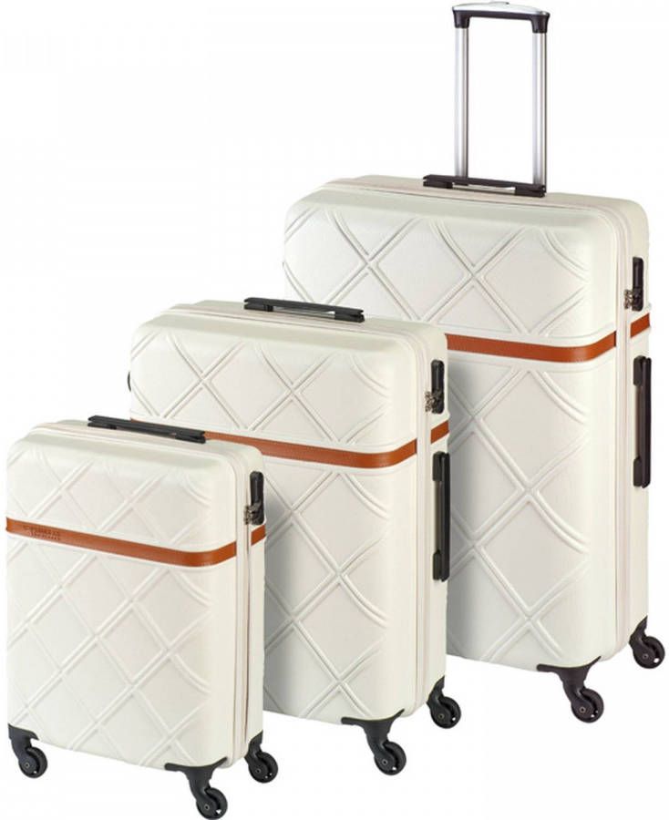 Princess Traveller Whistler Kofferset Off White Sml