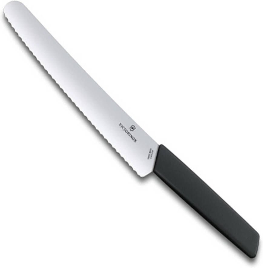 Victorinox Swiss Modern Bakkersmes 22cm Zwart