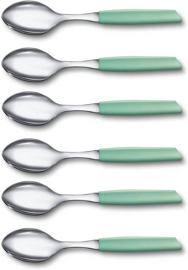 Victorinox Swiss Modern Koffielepels 6 delig Mint Groen