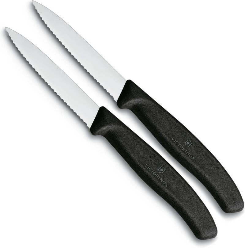 Victorinox Swiss Classic Gekartelde Groente en schilmes Set van 2