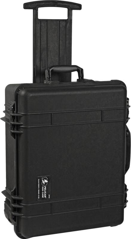Pelicase Peli 1560 Protector Case Zwart Trolley met plukschuim