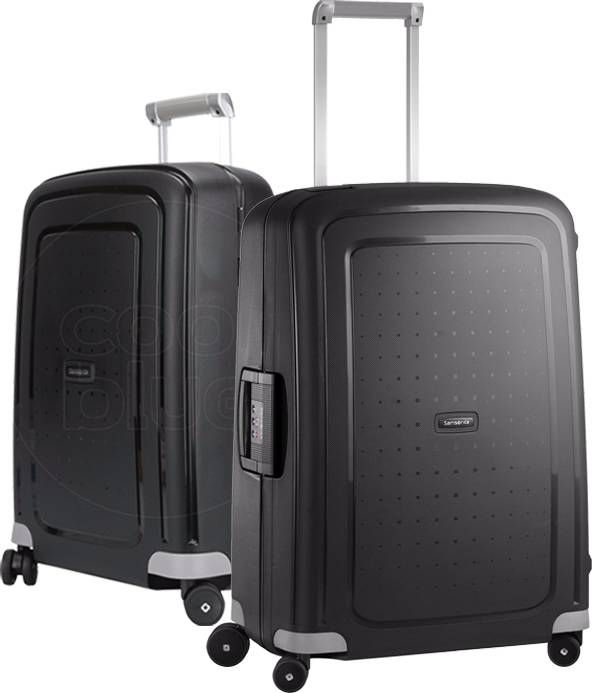 Samsonite S'cure Spinner 69cm Black + 55cm Black kofferset