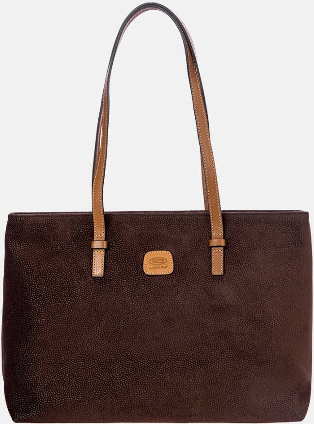 Bric's Vittoria Life shopper brown tabac