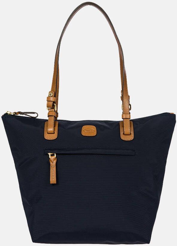 Bric's X Bag Medium schoudertas met leren details en uitneembaar etui