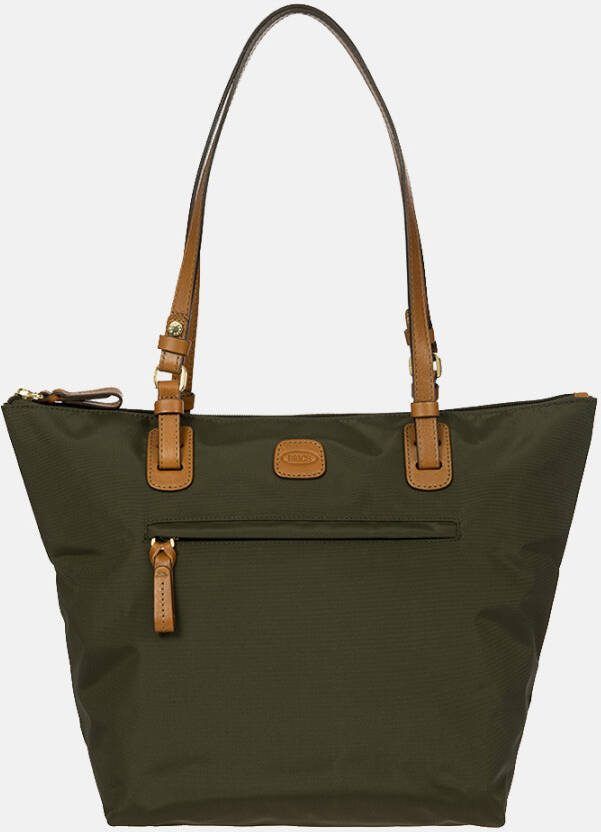 Bric's X Bag schoudertas met leren details en uitneembaar etui