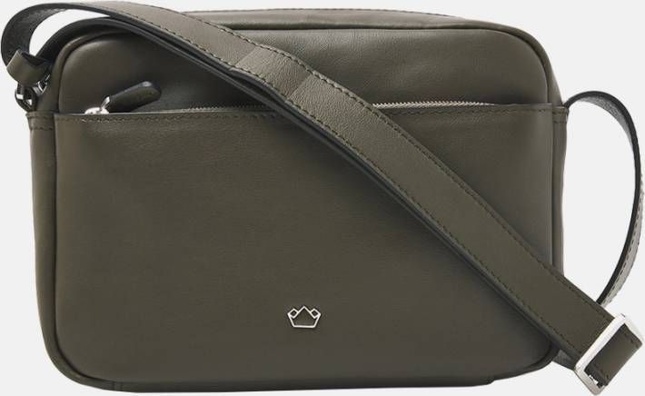 Castelijn & Beerens Babette Nappa Crossbody Zip groen Damestas