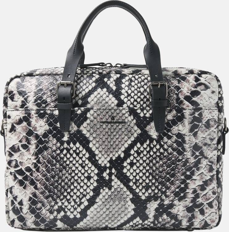 Castelijn en Beerens Verona Python limited edition laptoptas 15.6 inch python