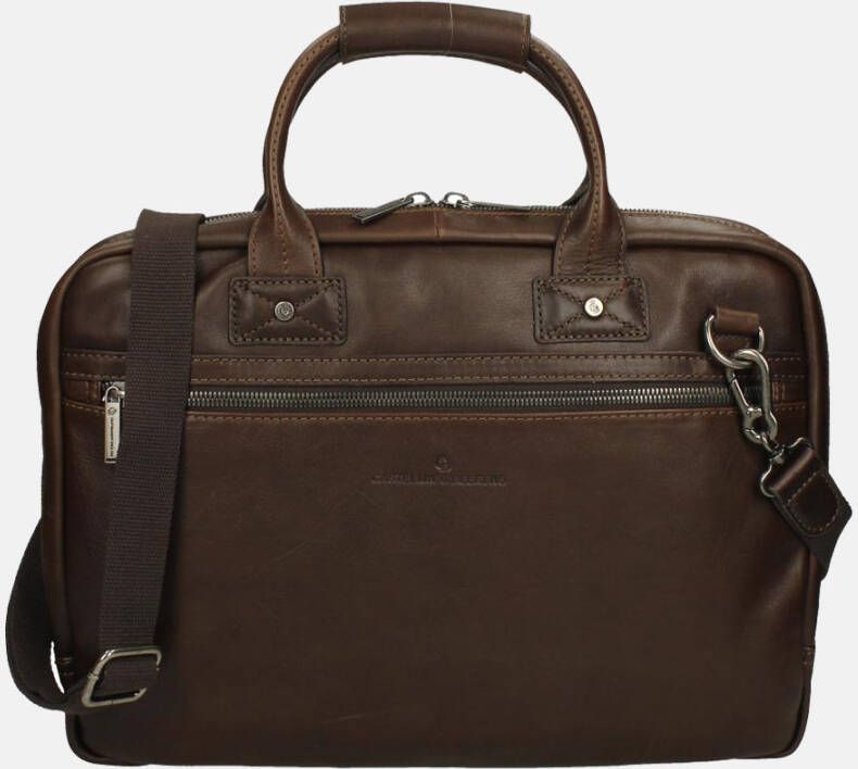 Castelijn & Beerens Firenze businesstas van leer met 15,6 inch laptopvak