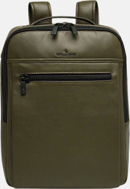 Castelijn & Beerens Nappa X Victor Rugzak 15.6&apos, &apos, + Tablet dark millitary backpack