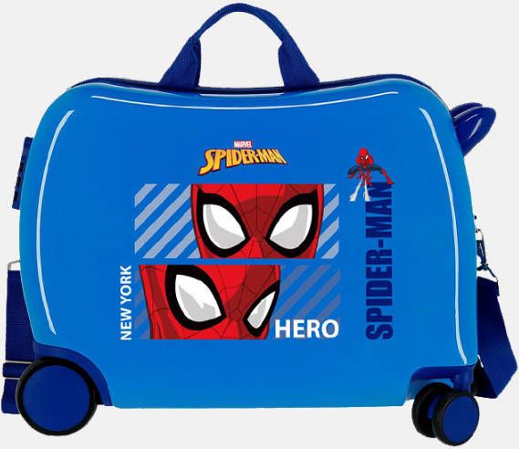 Disney Marvel Spider Man kinderkoffer 50 cm blauw
