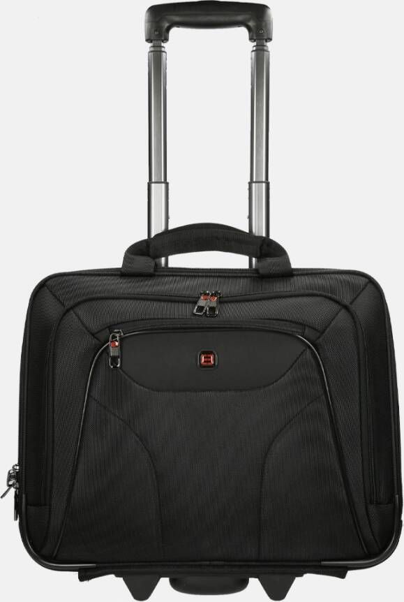 Enrico Benetti Cornell 27L Laptop Trolley 17&apos, &apos, zwart Trolley