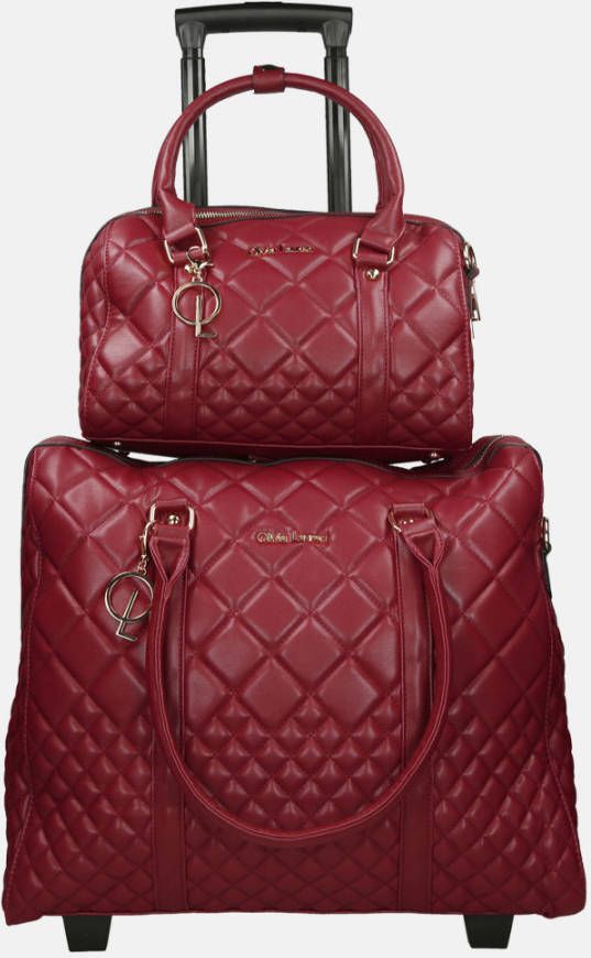 Olivia Lauren Lyana business trolley + tas bordo