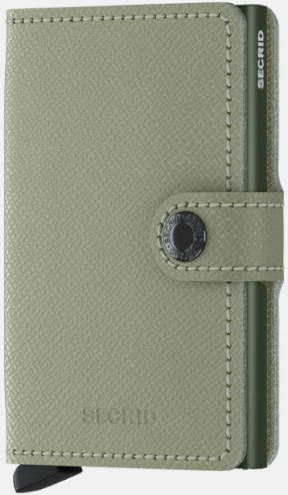 Secrid Pasjes portemonnees Miniwallet Crisple Groen