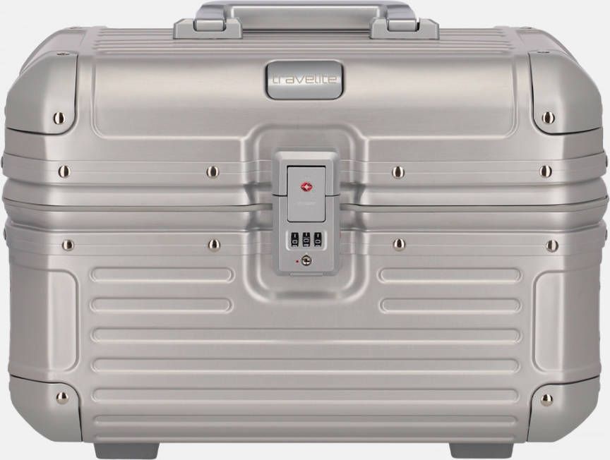 Travelite Next Aluminium Beauty Case Silver