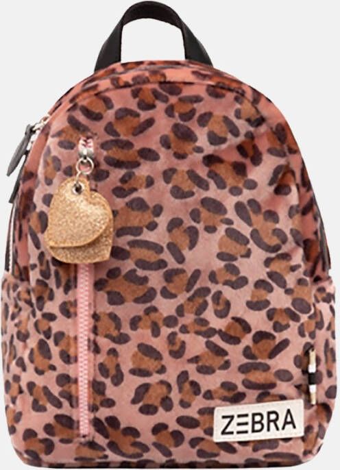 Zebra Trends Zebra Kinder Rugzak S Soft Leopard Pink